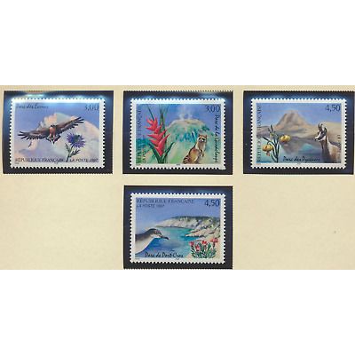 France Stamps Scott #2569 To 2572, Mint Never Hinged