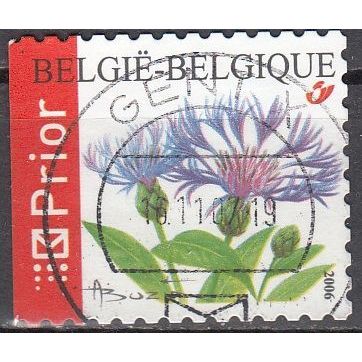 Belgique 2006 Michel 3596BD O Cote (2008) 1.60 € Bleuet des champs Cachet rond