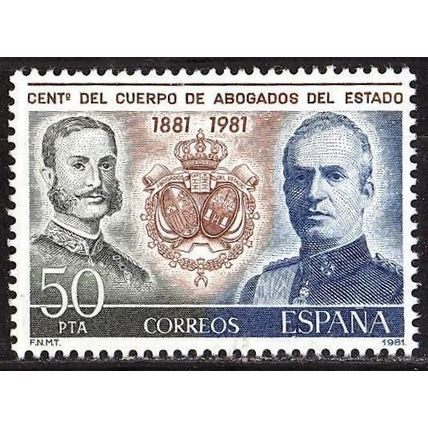 España. 1981. Mi # 2507. Cuerpo Abogados del Estado. State Attorneys Corps