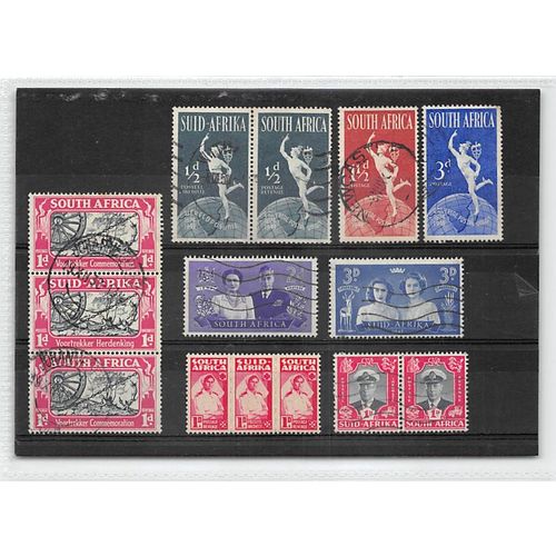 Suid-Afrika/South Africa: nice lot of GVI used issues + SG 98 MNH