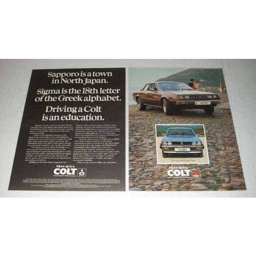 1980 Mitsubishi Colt Sapporo Car Ad