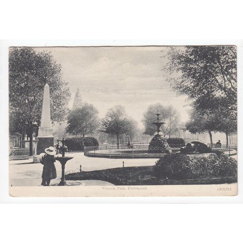 Victoria Park Portsmouth Postcard Hampshire A212