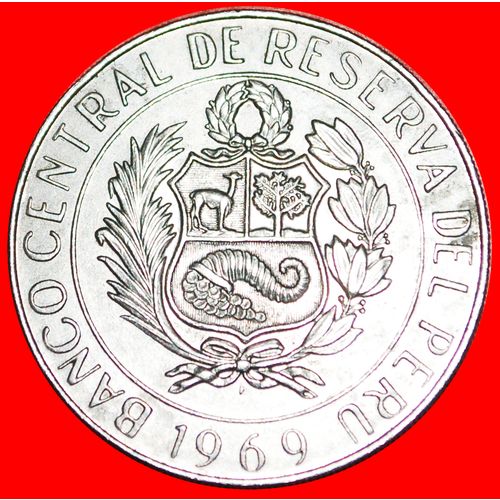 FRANCE: PERU ★ 10 SOLES DE ORO 1969 FISHES AND OWL! ★ LOW START ★ NO RESERVE!