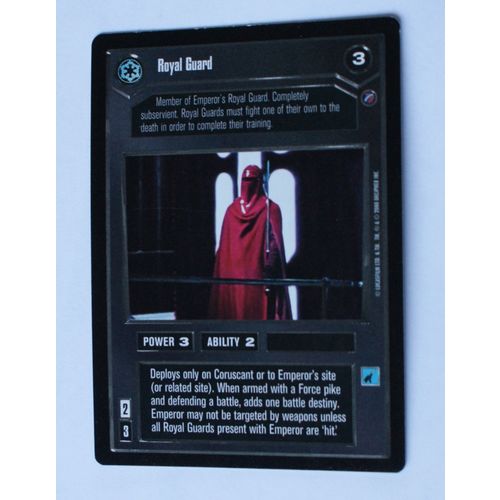 Star Wars CCG: Death Star II Limited # Royal Guard (A) dark 2000 decipher