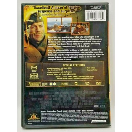 Hart's War Bruce Willis / Colin Farrel 2002 DVD Movie (L5)
