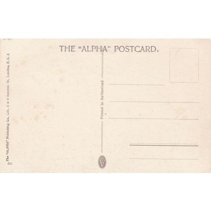 A Haller Alpine Roses Alpha Postcard unused vgc