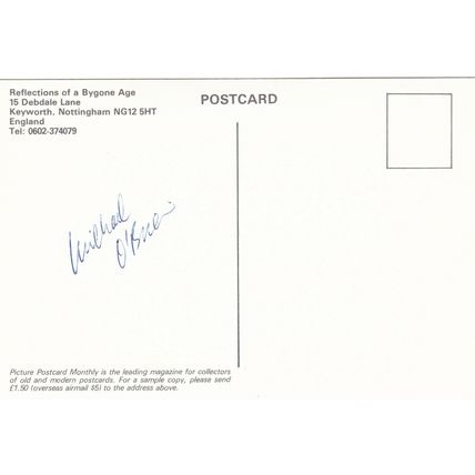 Postcard Monthly Advertising Postcard used VGC