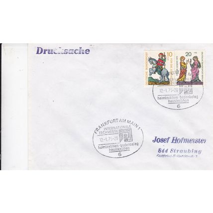 Germany 1975 Frankfurt Am Main Home Textiles and Flooring Fair Cover typed VGC