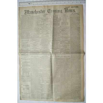 1912 original Manchester Evening News No. 13,534