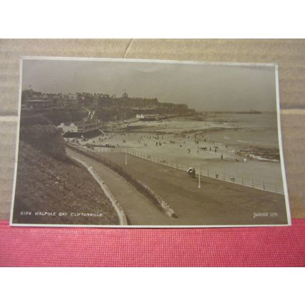 WALPOLE BAY, CLIFTONVILLE, near. Margate, Kent used postcard 1927 pm Judges =