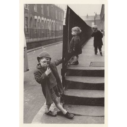 Salford in 1960s Manchester Wonky Spectacles Photo Postcard