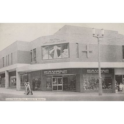 Blackpool Methodist Church Adelaide Street Precinct Postcard