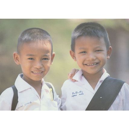 Kwow Si Narin School Thailand Jewellery Making Postcard