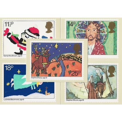 GB 1981 November PHQ M set of 5 Christmas