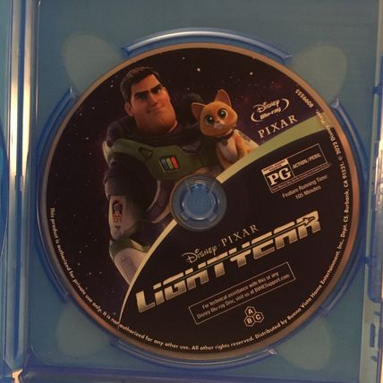 Disney / Pixar Lightyear Animated Blu-Ray (No DVD No Digital)