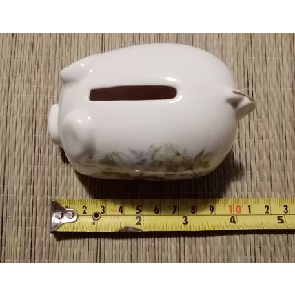 Piggy Bank Mice Playing Aston Fine English Bone China Small 10CM Long