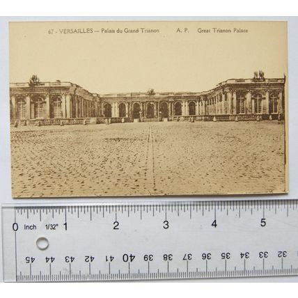 vintage postcard Versailles, Great Trianon Palace