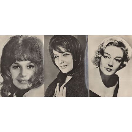 Poland Singer Film Stars Actress 3x Antique Trading Card s