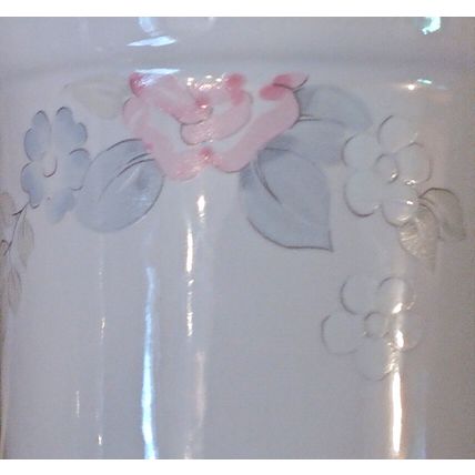 Pfaltzgraff Wyndham Pedestal Mug Pair Of 2 Pink Floral Pattern Coffee Tea
