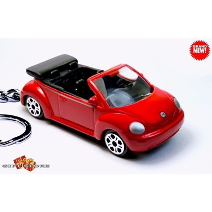 RARE KEY CHAIN RED VW NEW BEETLE CONVERTIBLE CUSTOM Ltd EDITION GREAT GIFT