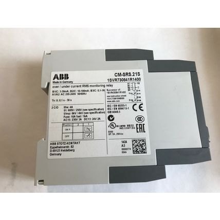 NEW ABB 1SVR730841R1400,ABB CM-SRS PROTECTION RELAY ABB CM-SRS.21S,SD