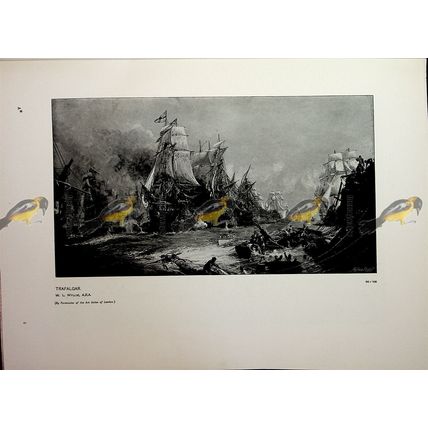 Trafalgar, W L Wyllie, Book Illustration (Print), 1905