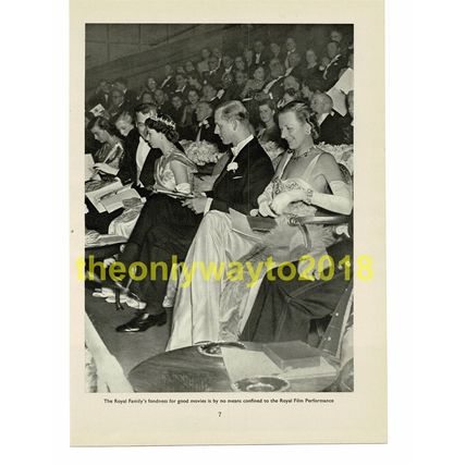 Royal Film Performance, Book Illustration (Print), 1953
