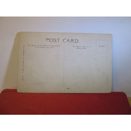 SMACKED BOTTOM, DAD , unused antique postcard by W. e. Mack of London humour =