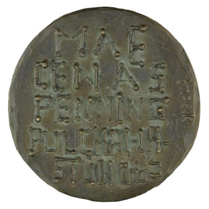 Penning Jan Snoeck : Maecenaspenning Pulchri Studio Den Haag, 1965