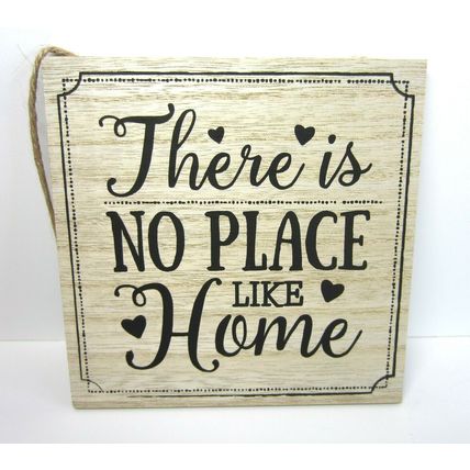 Homely Home Wooden Plaque Sign Wall Hanging