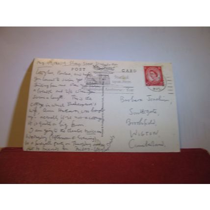 ANNE HATHAWAY'S COTTAGE, Stratford -Upon-Avon postcard by J. Salmon 1964 pm =
