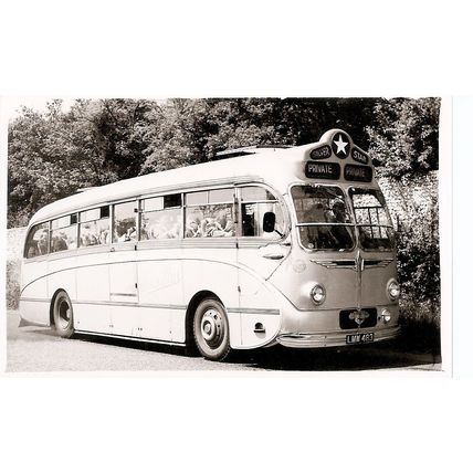 Black & White Photograph of Silver Star Motor Services Ltd. - LMW 483