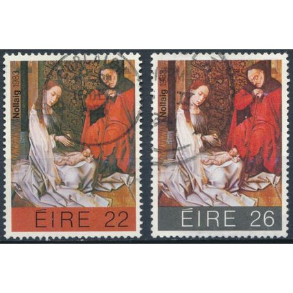 Christmas - Ireland 1983 - F H - SG 575/6