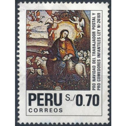 Postal Workers Christmas Funds: 70c - Peru 1991 - NM NH - SG 1765