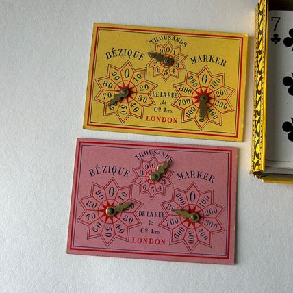 Vintage Bezique Polish Card Game Boxed Instructions, score, blanks, jokers VGC