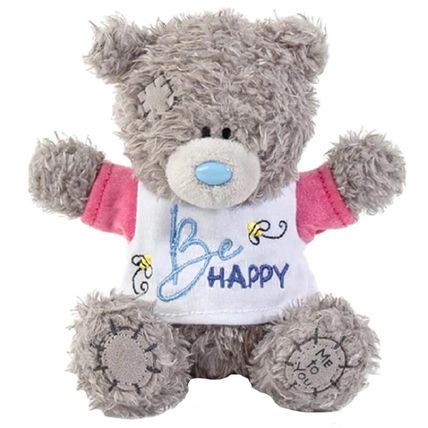 Me to You 4" Bear Wearing Be Happy T Shirt