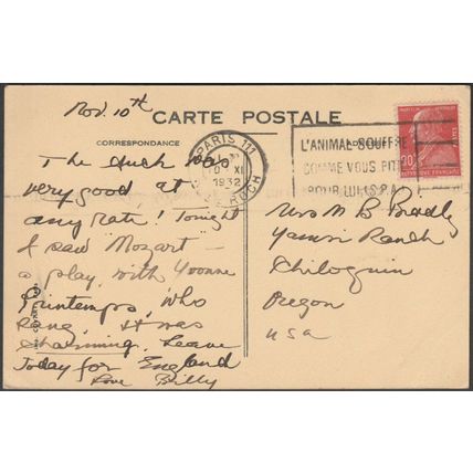 La Tour d'Argent Restaurant, Paris, 1932 - Coyart CPSM