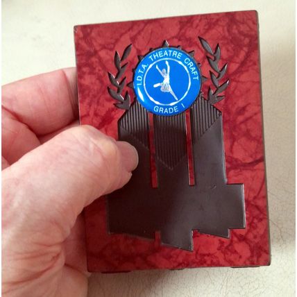 International Dance Teachers’ Association Award Plaque : Theatre Craft Grade I