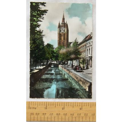 1960 postcard Delft, Old Church