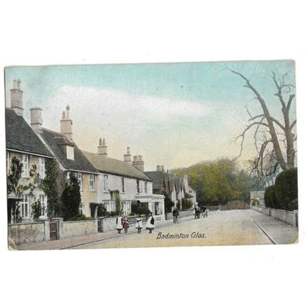Badminton, Gloucestershire, Postcard.