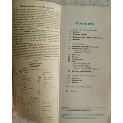 1992 Michelin Touring Guide - Quebec