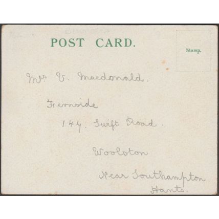 Court Card - Multiview, Southampton, c.1895-1900 - Edwin Jones Postcard