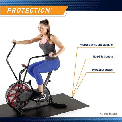 Marcy Fitness Equipment Mat and Floor Protector Compatible for Treadmills, Ellip