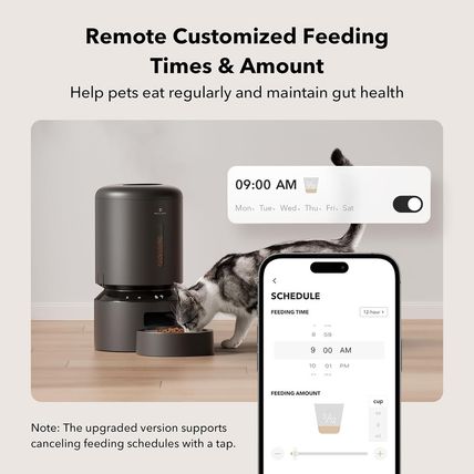 PETLIBRO Automatic Cat Feeder, 5G Wifi Automatic Dog Feeder with Freshness Prese