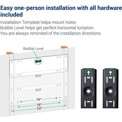 FLEXIMOUNTS 3 Tier 1X4Ft Garage Storage Wall Shelving, 12X48Inch per Shelf Heigh