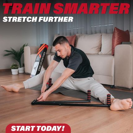 Split Machine for Flexibility with Trainer APP – Adjustable 3 Bar Leg Stretcher