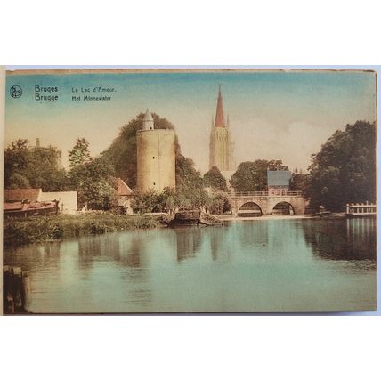 Postcards Bruges, Belgium. Book of 10. Unposted