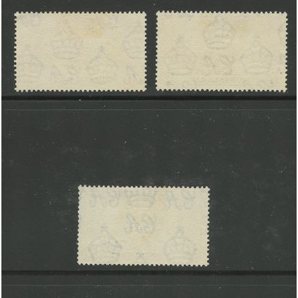Montserrat 89-91, 1937 Coronation, VF, Mint, VLH (MON092)