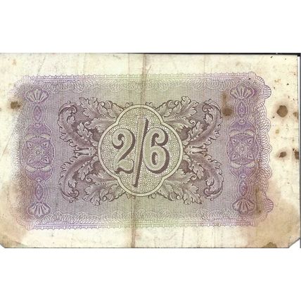 British Military Authority 2 Shillings 6 pence Bill