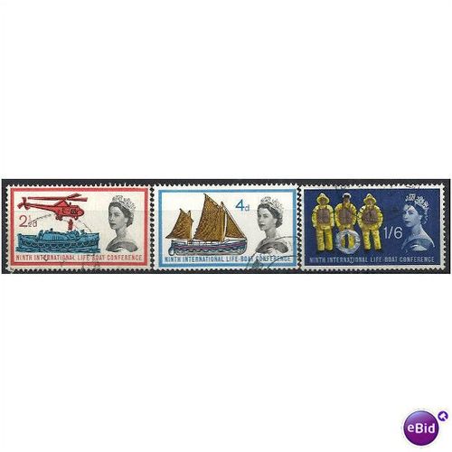 1963 Lifeboats Set SG639-641 Fine/Very Fine Used. .